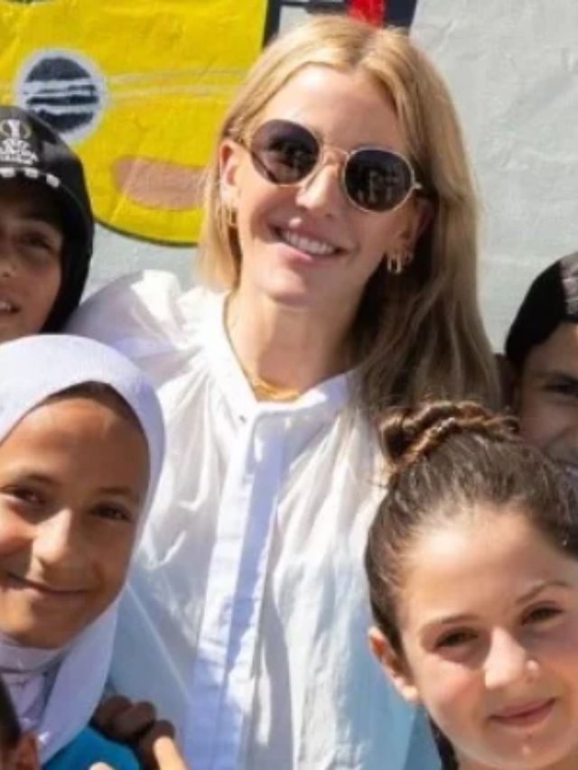 Ellie Goulding's Heartwarming Visit to Jordan Refugee Camp